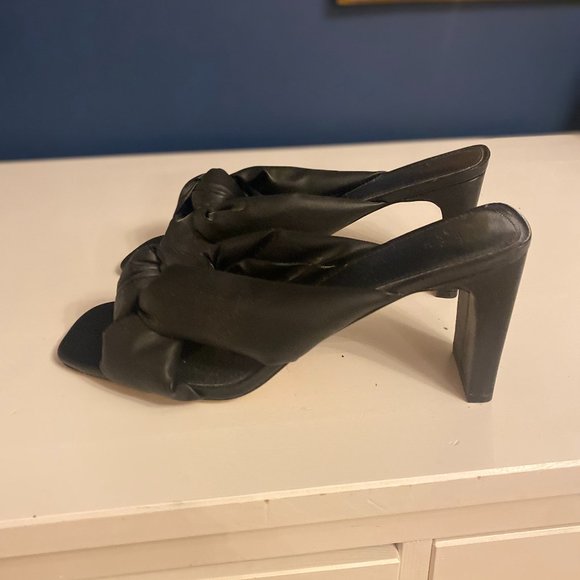 H&M black puffy mules, EU 40 (~ US 9.5 / UK 7.5) - Picture 3 of 5